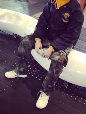 「BEDWIN（ベドウィン）のアイテム」を使った、ゆきさんさん（メンズ・170cm）の冬コーディネート