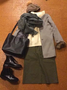 みっすんさん（レディース・158cm）の冬コーディネート