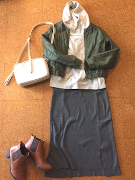 「PACIFIC PARK STORE（パシフィックパークストア）のアイテム」を使った、みっすんさん（レディース・158cm）の春コーディネート