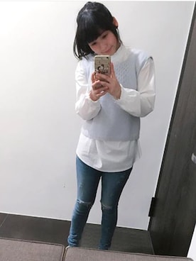 「Ballet.A（バレット　エー）のアイテム（トップス）」を使った、Woof💤さん（レディース・151cm）の冬コーディネート