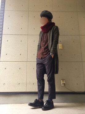 「Libenham（リベンハム）のアイテム」を使った、ねこくろさん（メンズ・170cm）の秋コーディネート