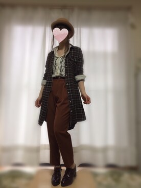 「one way（ワンウェイ）のアイテム（シューズ）」を使った、AZUMIさん（レディース・158cm）の春コーディネート