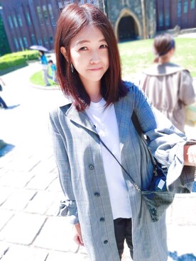 「Sunnyday」｜「アイテム（ジャケット/アウター）」を使った、Livaさん（レディース・174cm）の夏コーディネート