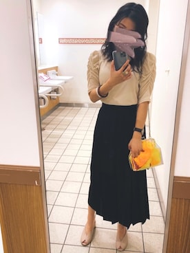 「トイレから失礼しやす」｜「アイテム（アクセサリー）」を使った、あっかんさん（レディース・158cm）の夏コーディネート