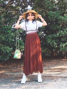 あっかんさん（レディース・158cm）の夏コーディネート