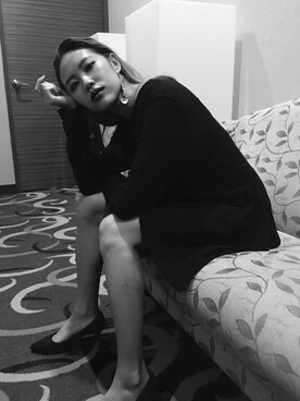 「アイテム（ピアス（両耳用））」を使った、ellenqu さん（レディース・157cm・20代）の秋コーディネート