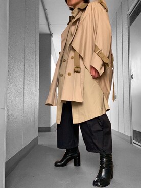 ANREALAGE（アンリアレイジ）の「PRISM LAYERED TRENCH COAT（トレンチ ...
