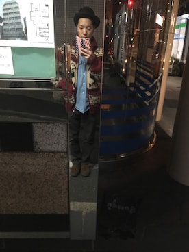 フローディングさん（メンズ・165cm）の冬コーディネート