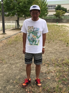 「アンタイヒーロー」｜おがっちさん（メンズ・168cm）の夏コーディネート
