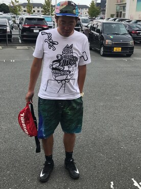 「MINOTAUR（ミノトール）のアイテム（パンツ）」を使った、おがっちさん（メンズ・168cm）の秋コーディネート