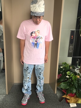 「HIRO（ヒロ）のアイテム（パンツ）」を使った、おがっちさん（メンズ・168cm）の秋コーディネート