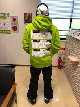 「POLEWARDS（ポールワーズ）のアイテム」を使った、おがっちさん（メンズ・168cm）の冬コーディネート