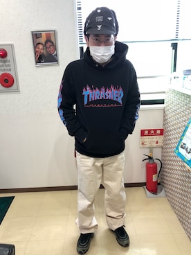 「グラッドハンド」｜おがっちさん（メンズ・168cm）の冬コーディネート