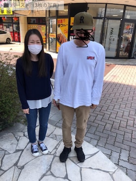 「supreme akira」｜おがっちさん（メンズ・168cm）の春コーディネート