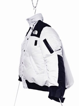 「Sacai（サカイ）のアイテム（ダウンジャケット/コート）」を使った、やまのんさん（メンズ・184cm）の秋コーディネート
