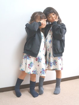 ymmyさん（キッズ・100cm）の秋コーディネート