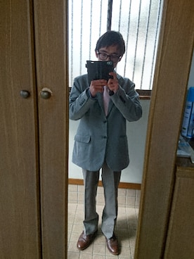「アイテム（フォーマルスーツ/小物）」を使った、shunさん（メンズ・161cm・10代）の冬コーディネート