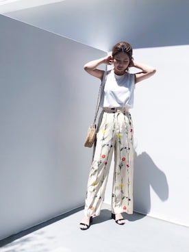 「AKIRANAKA（アキラナカ）のアイテム」を使った、ebiyuki0830さん（レディース・164cm）の春コーディネート