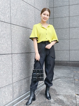 「TOGA PULLA（トーガ　プルラ）のアイテム（ピアス（両耳用））」を使った、ebiyuki0830さん（レディース・164cm）の冬コーディネート