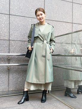 「CLANE（クラネ）のアイテム（ワンピース/ドレス）」を使った、ebiyuki0830さん（レディース・164cm）の冬コーディネート