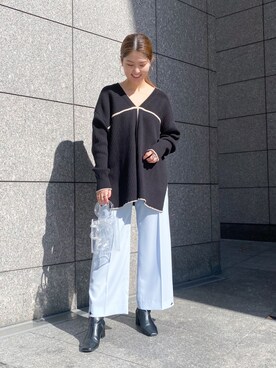 「FEMMENT（ファモン）のアイテム」を使った、ebiyuki0830さん（レディース・164cm）の冬コーディネート