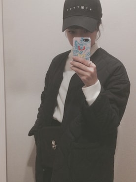 「MARGARET HOWEEL」｜「アイテム（ジャケット/アウター）」を使った、hassu-さん（レディース・158cm）の秋コーディネート