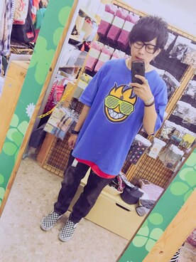 「アイテム（スリッポン、その他）」を使った、S.Nさん（メンズ・170cm）の夏コーディネート