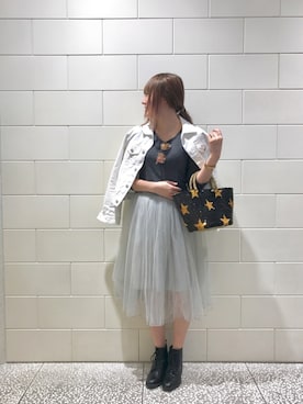 「Marc by Marc Jacobs（マークバイマークジェイコブス）のアイテム（腕時計）」を使った、なっちゃんさん（レディース・162cm）の春コーディネート