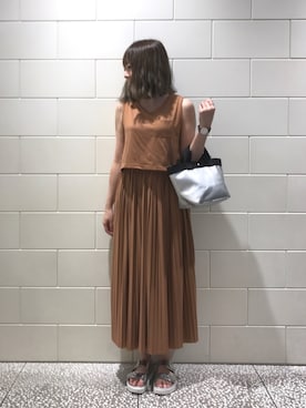 「アイテム（腕時計）」を使った、なっちゃんさん（レディース・162cm）の夏コーディネート