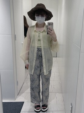 𝐬𝐮m̆̈𝐞𝐫𝐞  𓏲𓎨さん（レディース・158cm）の夏コーディネート