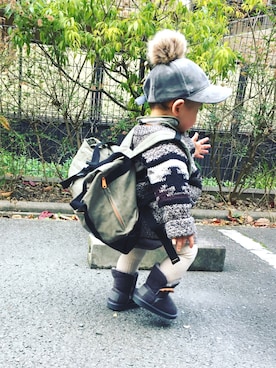 rinrinさん（キッズ・80cm）の冬コーディネート