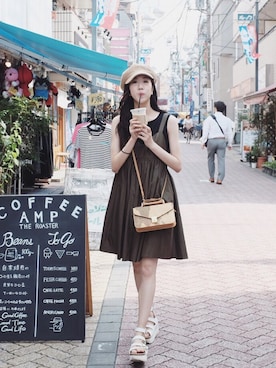 「sacai luck（サカイ ラック）のアイテム」を使った、maiさん（レディース・161cm）の夏コーディネート