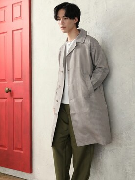 「TopIsm（トップイズム）のアイテム（パンツ）」を使った、TopIsm-トップイズム-さん（メンズ・178cm）の春コーディネート