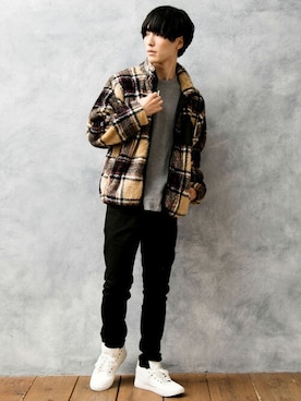 「TopIsm（トップイズム）のアイテム（パンツ）」を使った、TopIsm-トップイズム-さん（メンズ・178cm）の秋コーディネート