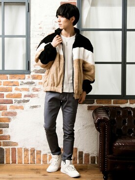 「TopIsm（トップイズム）のアイテム（パンツ）」を使った、TopIsm-トップイズム-さん（メンズ・178cm）の秋コーディネート