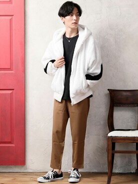 「TopIsm（トップイズム）のアイテム（パンツ）」を使った、TopIsm-トップイズム-さん（メンズ・178cm）の秋コーディネート