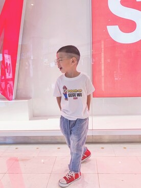 Gege & Yogurさん（キッズ・90cm）の夏コーディネート