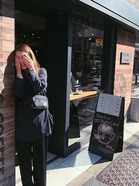 「THEE（シー）のアイテム」を使った、やまぐーさん（レディース・166cm）の冬コーディネート