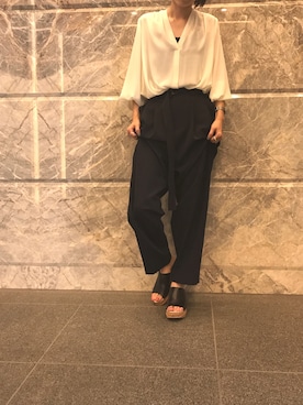 「M/M ATTACHMENT（エムエムアタッチメント）のアイテム」を使った、shokoさん（レディース・159cm）の夏コーディネート