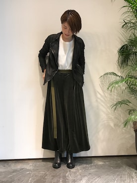 「Luva TRAM（ルーバトラム）のアイテム」を使った、shokoさん（レディース・159cm）の夏コーディネート