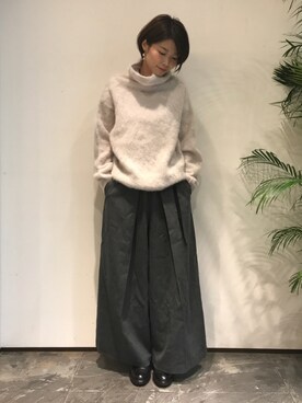 「B'2nd（ビーセカンド）のアイテム（アクセサリー）」を使った、shokoさん（レディース・159cm）の秋コーディネート