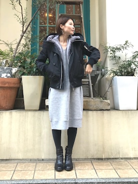 「ALBERTO FERMANI（アルベルトフェルマーニ）のアイテム」を使った、shokoさん（レディース・159cm）の秋コーディネート