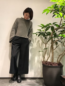 「ALBERTO FERMANI（アルベルトフェルマーニ）のアイテム」を使った、shokoさん（レディース・159cm）の冬コーディネート