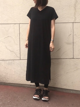 「B'2nd（ビーセカンド）のアイテム（ワンピース/ドレス）」を使った、shokoさん（レディース・159cm）の夏コーディネート