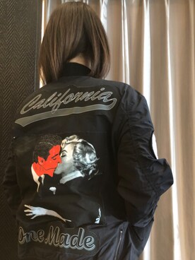 「maxsix（マックスシックス）のアイテム（ジャケット/アウター）」を使った、shokoさん（レディース・159cm）の夏コーディネート