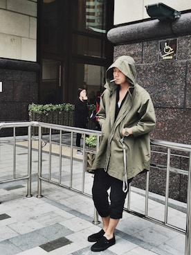 「D&G（ディーアンドジー）のアイテム（腕時計）」を使った、zhongjiang0207さん（メンズ・186cm）の冬コーディネート