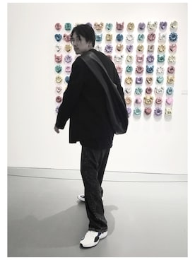 「美術館」｜zhongjiang0207さん（メンズ・186cm）の春コーディネート