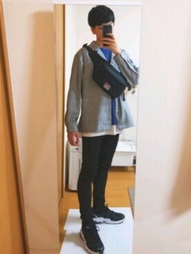 「BEN DAVIS（ベンデイビス）のアイテム（バッグ）」を使った、ゆたぎたさん（メンズ・171cm）の春コーディネート