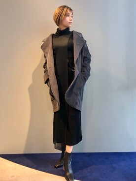 「KENZO（ケンゾー）のアイテム（ジャケット/アウター）」を使った、kana0219さん（レディース・158cm）の冬コーディネート