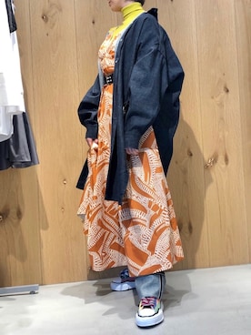 「JW Anderson（ジェイダブリューアンダーソン）のアイテム（トップス）」を使った、kana0219さん（レディース・158cm）の冬コーディネート